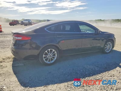 Trzecie zdjęcie samochodu z tyłu: 2019 FORD FUSION SEL VIN:3FA6P0MU0KR137371 - miniatura