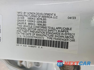 Zdjęcie 12 z 12 samochodu: 2024 ACURA INTEGRA A-SPEC TECH VIN:19UDE4H67RA000072 - miniatura