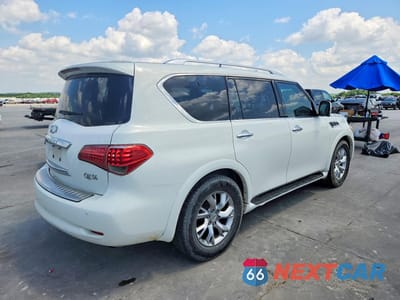 Trzecie zdjęcie samochodu z tyłu: 2011 INFINITI QX56 BASE VIN:JN8AZ2NF9B9500406 - miniatura