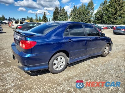 Trzecie zdjęcie samochodu z tyłu: 2008 TOYOTA COROLLA S VIN:1NXBR30E98Z965600 - miniatura