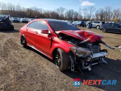 Czwarte zdjęcie samochodu z boku: 2015 MERCEDES-BENZ CLA 250 4MATIC VIN:WDDSJ4GB3FN221999 - miniatura