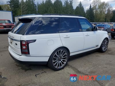 Trzecie zdjęcie samochodu z tyłu: 2016 LAND ROVER RANGE ROVER SUPERCHARGED VIN:SALGS2EF7GA279848 - miniatura