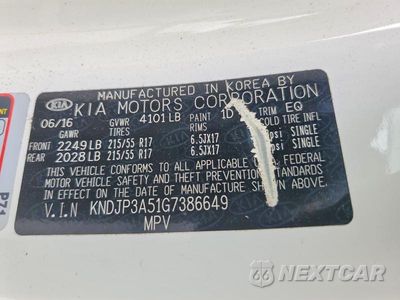 Zdjęcie 12 z 12 samochodu: 2016 KIA SOUL + VIN:KNDJP3A51G7386649 - miniatura