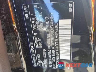 Zdjęcie 12 z 12 samochodu: 2025 VOLVO S60 ULTRA VIN:7JRH60FD5SG369184 - miniatura