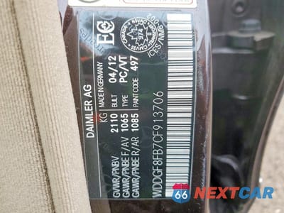 Zdjęcie 12 z 12 samochodu: 2012 MERCEDES-BENZ C 250 4MATIC VIN:WDDGF8FB7CF913706 - miniatura