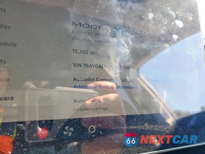 Zdjęcie 9 z 12 samochodu: 2023 TESLA MODEL Y VIN:7SAYGAEE5PF935196 - miniatura