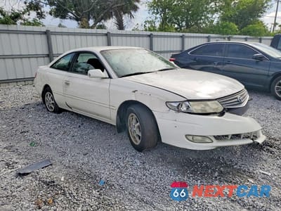 Czwarte zdjęcie samochodu z boku: 2002 TOYOTA CAMRY SOLARA SE VIN:2T1CE22P12C003860 - miniatura
