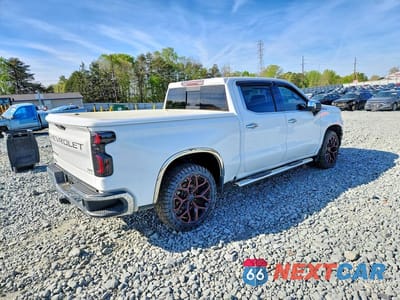 Trzecie zdjęcie samochodu z tyłu: 2019 CHEVROLET SILVERADO K1500 LTZ VIN:3GCUYGED6KG170201 - miniatura