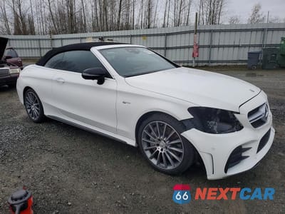 Czwarte zdjęcie samochodu z boku: 2021 MERCEDES-BENZ C 43 AMG VIN:W1KWK6EB5MG057752 - miniatura