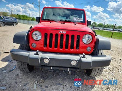 Piąte zdjęcie samochodu w środku: 2017 JEEP WRANGLER SPORT VIN:1C4AJWAGXHL593182 - miniatura