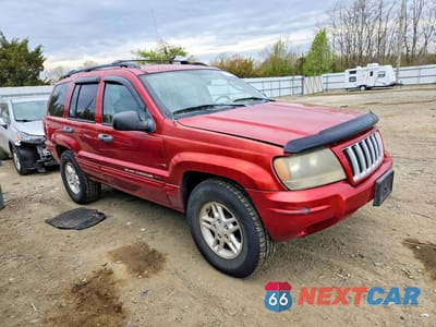 Czwarte zdjęcie samochodu z boku: 2004 JEEP GRAND CHEROKEE LAREDO VIN:1J4GW48S24C144626 - miniatura