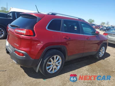 Trzecie zdjęcie samochodu z tyłu: 2014 JEEP CHEROKEE LIMITED VIN:1C4PJMDS1EW243402 - miniatura