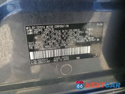 Zdjęcie 13 z 13 samochodu: 2006 TOYOTA RAV4 SPORT VIN:JTMBD32V866006755 - miniatura