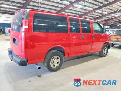 Trzecie zdjęcie samochodu z tyłu: 2012 CHEVROLET EXPRESS G2500 LS VIN:1GAWGPFG4C1197426 - miniatura