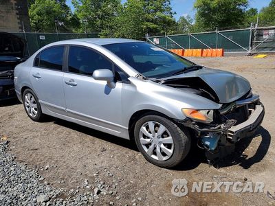 Czwarte zdjęcie samochodu z boku: 2008 HONDA CIVIC LX VIN:1HGFA16518L009494 - miniatura