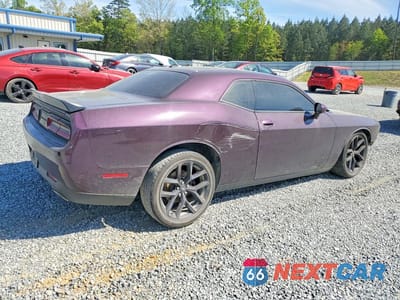 Trzecie zdjęcie samochodu z tyłu: 2021 DODGE CHALLENGER GT VIN:2C3CDZJGXMH517393 - miniatura