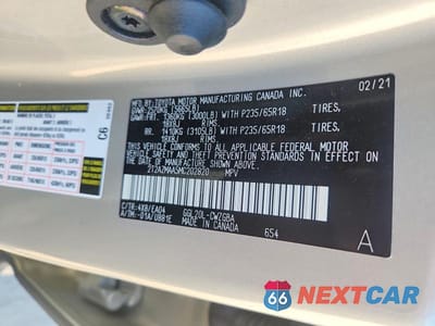 Zdjęcie 14 z 14 samochodu: 2021 LEXUS RX 350 BASE VIN:2T2AZMAA5MC202820 - miniatura