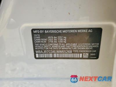 Zdjęcie 12 z 12 samochodu: 2020 BMW 530 XI VIN:WBAJR7C04LWW65268 - miniatura