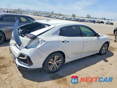 Trzecie zdjęcie samochodu z tyłu: 2020 HONDA CIVIC LX VIN:SHHFK7H3XLU215661 - miniatura
