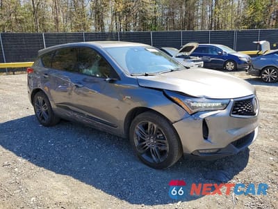 Czwarte zdjęcie samochodu z boku: 2023 ACURA RDX A-SPEC VIN:5J8TC1H69PL006117 - miniatura