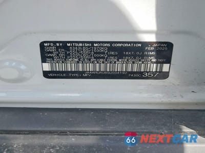 Zdjęcie 13 z 13 samochodu: 2025 MITSUBISHI OUTLANDER SPORT S VIN:JA4ARUAU8SU004192 - miniatura