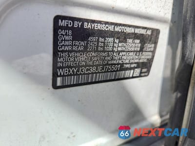Zdjęcie 13 z 13 samochodu: 2018 BMW X2 SDRIVE28I VIN:WBXYJ3C38JEJ75501 - miniatura