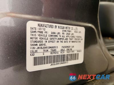 Zdjęcie 13 z 13 samochodu: 2013 INFINITI EX37 BASE VIN:JN1BJ0HR1DM480513 - miniatura
