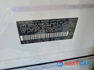 Zdjęcie 12 z 12 samochodu: 2007 LEXUS ES 350 VIN:JTHBJ46G972082681 - miniatura
