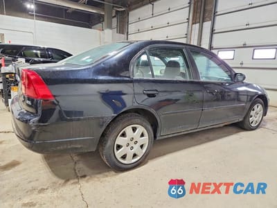 Trzecie zdjęcie samochodu z tyłu: 2001 HONDA CIVIC EX VIN:1HGES267X1L050728 - miniatura