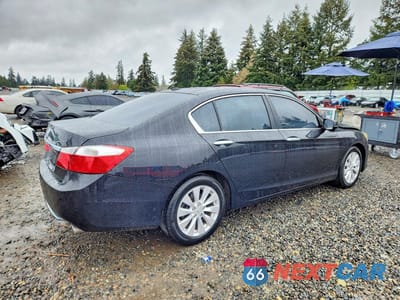Trzecie zdjęcie samochodu z tyłu: 2013 HONDA ACCORD EXL VIN:1HGCR2F8XDA197420 - miniatura