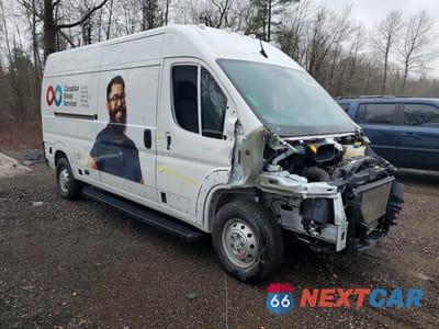 Czwarte zdjęcie samochodu z boku: 2023 RAM PROMASTER 2500 2500 HIGH VIN:3C6LRVDG6PE588499 - miniatura