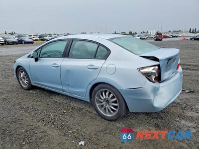 Drugie zdjęcie samochodu z przodu: 2012 HONDA CIVIC LX VIN:19XFB2F56CE352708 - miniatura