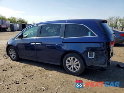 Drugie zdjęcie samochodu z przodu: 2016 HONDA ODYSSEY EX VIN:5FNRL5H45GB137451 - miniatura