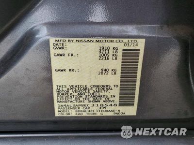 Zdjęcie 12 z 12 samochodu: 2014 NISSAN ALTIMA S VIN:1N4AL3AP8EC318548 - miniatura
