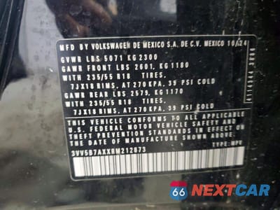 Zdjęcie 13 z 13 samochodu: 2024 VOLKSWAGEN TIGUAN WOLFSBURG VIN:3VV5B7AXXRM212873 - miniatura