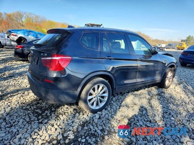 Trzecie zdjęcie samochodu z tyłu: 2013 BMW X3 XDRIVE28I VIN:5UXWX9C52D0D01698 - miniatura