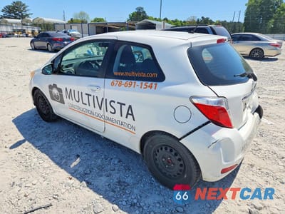 Drugie zdjęcie samochodu z przodu: 2014 TOYOTA YARIS 3-DOOR L FLEET VIN:VNKJTUD33EA008996 - miniatura