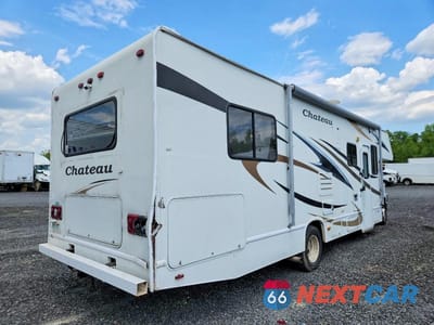 Czwarte zdjęcie samochodu z boku: 2008 FORD ECONOLINE E450 SUPER DUTY CUTAWAY VAN RV VIN:1FDXE45S98DB58872 - miniatura