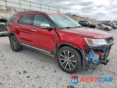 Czwarte zdjęcie samochodu z boku: 2018 FORD EXPLORER PLATINUM VIN:1FM5K8HT8JGA53241 - miniatura