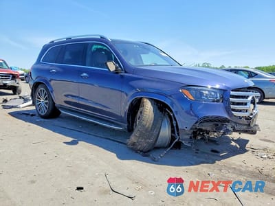 Czwarte zdjęcie samochodu z boku: 2025 MERCEDES-BENZ GLS 580 4MATIC VIN:4JGFF8FEXSB338017 - miniatura