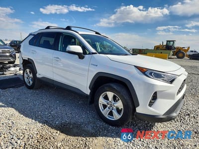 Czwarte zdjęcie samochodu z boku: 2020 TOYOTA RAV4 HYBRID XLE VIN:2T3RWRFV8LW062663 - miniatura