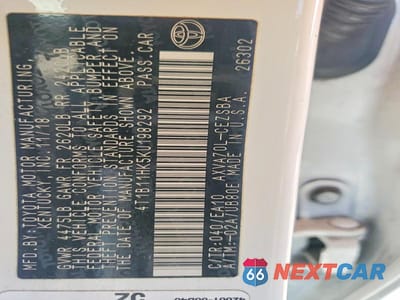 Zdjęcie 12 z 12 samochodu: 2019 TOYOTA CAMRY SE VIN:4T1B11HK5KU198292 - miniatura