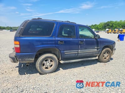 Trzecie zdjęcie samochodu z tyłu: 2001 CHEVROLET TAHOE C1500 VIN:1GNEC13T21J309366 - miniatura