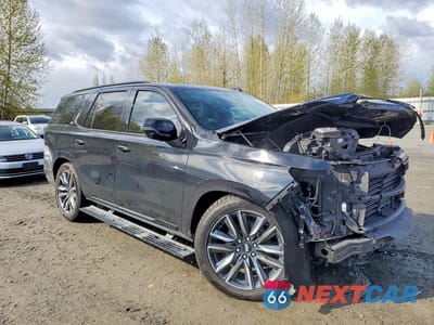 Czwarte zdjęcie samochodu z boku: 2021 CADILLAC ESCALADE SPORT PLATINUM VIN:1GYS4GKL0MR438221 - miniatura