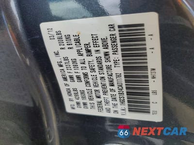 Zdjęcie 13 z 13 samochodu: 2012 HONDA ACCORD LX VIN:1HGCS1B34CA011782 - miniatura