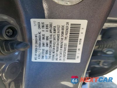 Zdjęcie 12 z 12 samochodu: 2018 HONDA CIVIC LX VIN:2HGFC2F54JH513511 - miniatura