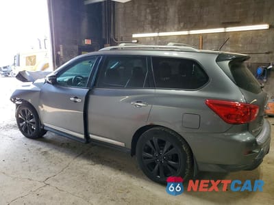 Drugie zdjęcie samochodu z przodu: 2017 NISSAN PATHFINDER PLATINUM VIN:5N1DR2MM2HC909797 - miniatura