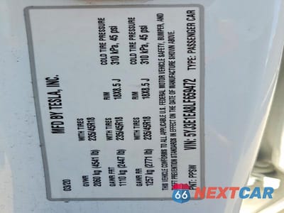 Zdjęcie 12 z 12 samochodu: 2020 TESLA MODEL 3 VIN:5YJ3E1EA8LF659472 - miniatura
