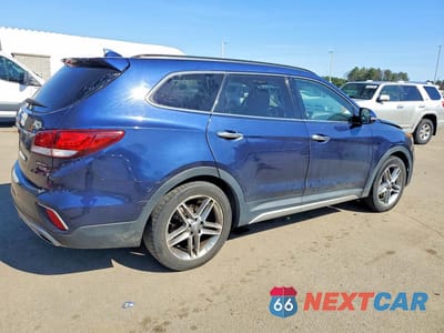 Trzecie zdjęcie samochodu z tyłu: 2017 HYUNDAI SANTA FE LIMITED ULTIMATE VIN:KM8SR4HF7HU183931 - miniatura