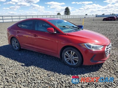 Czwarte zdjęcie samochodu z boku: 2018 HYUNDAI ELANTRA SEL VIN:KMHD84LF4JU665135 - miniatura